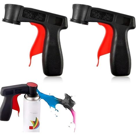 Ensemble d'accessoires pour peinture au pistolet (2 pièces) : poignée pour pistolet à peinture, poignée de transport (1/5)