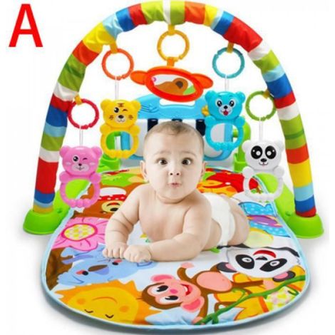 Version A - Bébé Doux Tapis De Jeu Piano Musical Sommeil Erceuse Ctivité Fitness Gym EEnfant Dormir Sécurité Ouverture Adeau Noël (1/3)