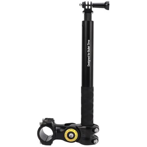 PULUZ Support de caméra pour guidon de vélo avec fixation pour tube de protection et perche à selfie (1/5)