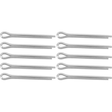 Lot de 10 goupilles en métal fendues pour moteur hors-bord portable pour 9,9 13,5 F9,9 F13,5 MU 1 pour MU 2 (1/5)
