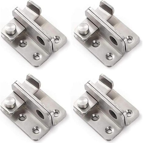 Door lock, sliding bolt lock, stainless steel bolt lock hardware, home gate protection, home security - Anti-theft door with mounting screws (1/5)