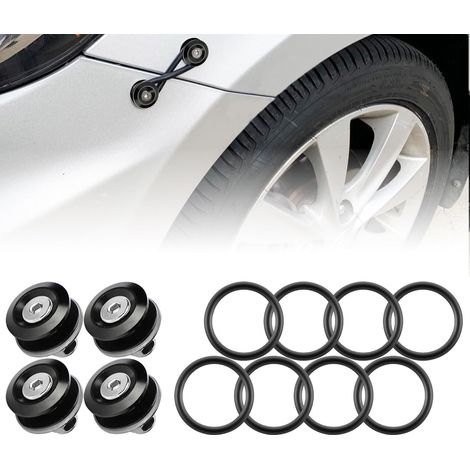 JDM Schnellverschluss-Stoßstangenbefestigungssatz für Heckklappen mit Heckstoßstangen (schwarz) (1/5)
