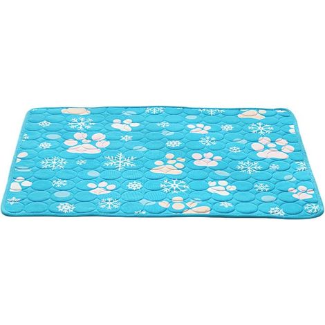 Tappetino rinfrescante per cani, tappetino per animali domestici in seta ghiaccio, 60 x 50 cm, comodo tappetino per dormire con design morbido, accessorio (1/5)