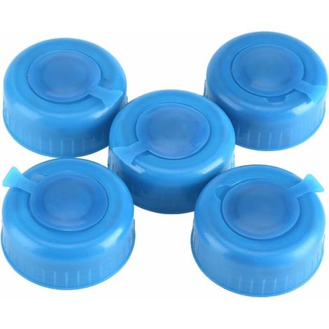Bouchon Bouteille Eau Capuchon Distributeur Fontaine Accessoire Replacement Anti Splash Lids 3-5 gallons 5Pcs Carivent (1/5)