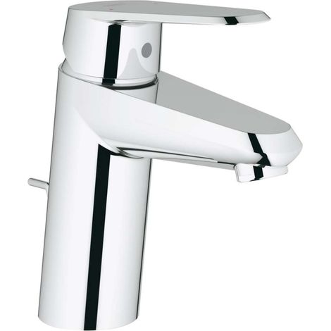 Grohe – Mitigeur monocommande lavabo taille S chromé – Technologie SilkMove pour réglage précis – Économie d'eau jusqu'à 50% – Garniture de vidage incluse - 3319020E (1/10)
