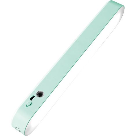 Lampe Led Rechargeable Usb - Interrupteur Tactile - Protection Oculaire - Pour Placard Dormitoire Cuisine - Vert 26cm (1/5)