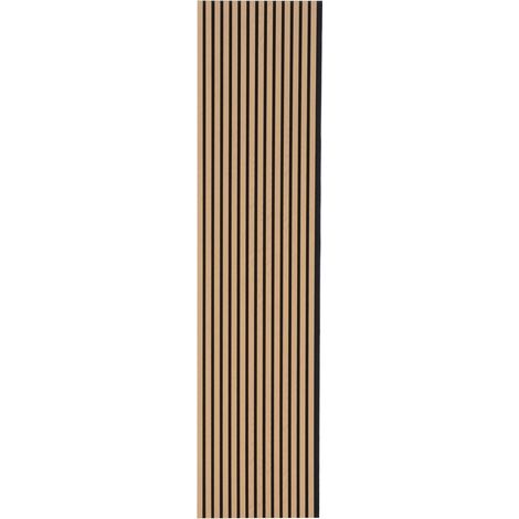 Akustikpaneel foliert Eiche 572,5x19x2400mm 1,374 qm/Stck.