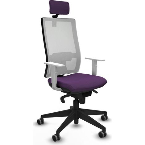 piqueras-y-crespo Horna chaise de bureau blanc confortable