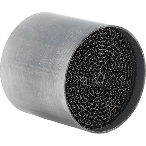 Pot catalytique échappement moto inox avant milieu silencieux universel 53x50mm/2,08x1,96in (1/5)