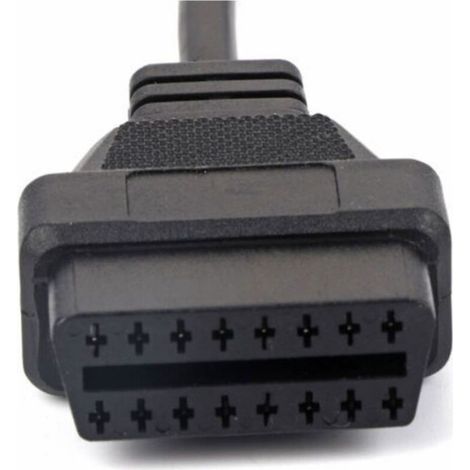 Câble De Diagnostic - Adaptateur OBD1 12 Broches Vers OBD2 16 Broches - Pour Véhicules GM - Longueur 41,5 Cm - 1 Pièce (1/5)