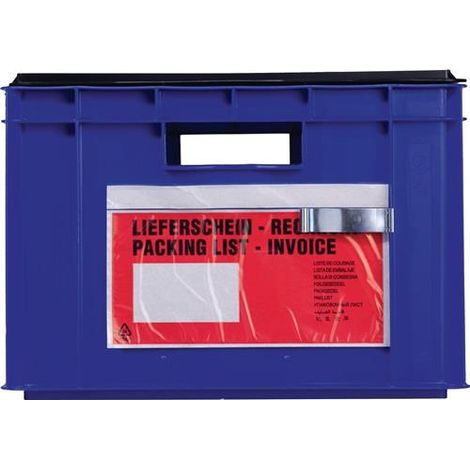 LA-KA-PE Etikettenklammer Federstahl verzinkt - 07960 1000 (1/2)