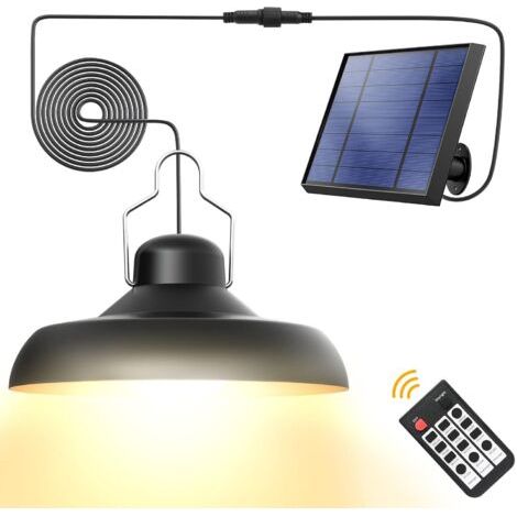 Lampes solaires d'extérieur avec télécommande, étanches IP65 (1/4)