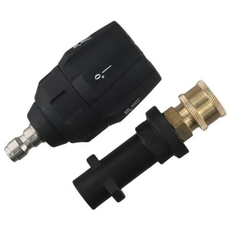 Accessoire pour nettoyeur haute pressi , Nettoyage efficace avec embouts de buse de nettoyeur haute pression 5 en 1 et adaptateur de connexion rapide pour les modèles Karcher, ajustement parfait pour