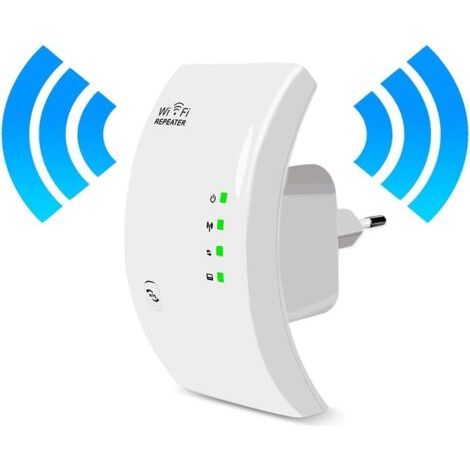 Répéteur WiFi sans Fil 300Mbps WiFi Extender Amplificateur de Signal WiFi Longue Portée Booster WiFi avec Point D'accès au Port Ethernet Répéteur WLAN Configuration Simple (1/4)