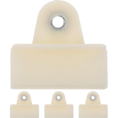 Lot de 4 Clips de Fixation en Plastique pour Verre, Universels, Maintien Stable des Vitres de Voiture, Pince de Retenue pour Panneaux Vitrés, Protection Anti-vibrations (1/5)