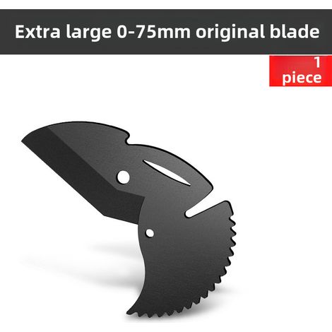 Pince coupante pour tuyaux PPR, ciseaux coupants pour tuyaux d'eau, couteau coupant pour tuyaux PVC, pince coupante pour tuyaux en gros (couteau à tuyaux King Kong noir 75 mm [lame originale 1]) (1/5)