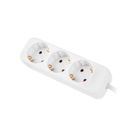 Regleta Lanberg PS0-03F-0150-W blanca 3 enchufes 2500W (1/4)