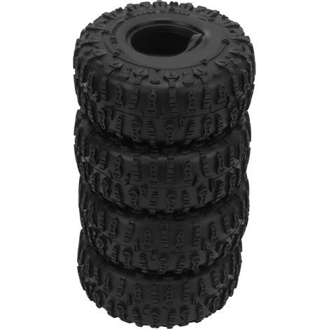 Pneus en caoutchouc RC 1,9 pouces à forte adhérence, roues universelles pour voiture RC Axial SCX10 D90 Crawler (1/5)