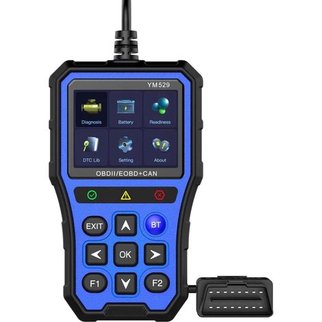 (Bleu) OBD, scanner, outil de diagnostic automobile, détecteur de pannes moteur, diagnostic automatique en un clic (1/5)