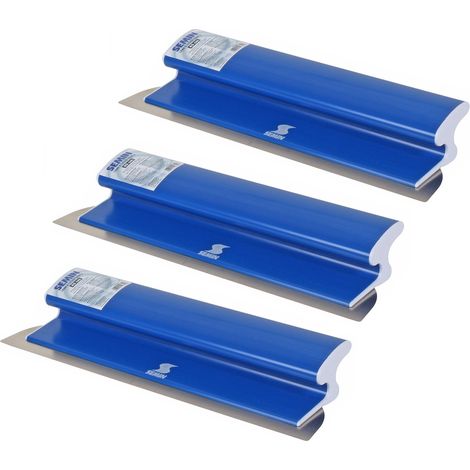 Semin – Lame à enduire CE 78 – Longueur 45 cm – Épaisseur 0.3 mm – Lot de 3 – Lissage sans bavures pour plaques de plâtre (1/4)