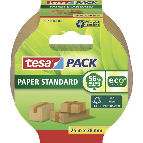 tesa STANDARD ecoLogo® 58293 Packband Braun (L x B) 25 m x 38 mm 1 St. (1/5)