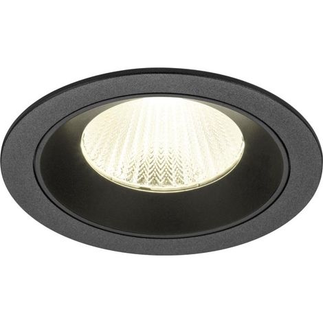 Encastré downlight NUMINOS® L intérieur 4000 K 40° IP20 rond noir - SLV - 1009795 (1/2)