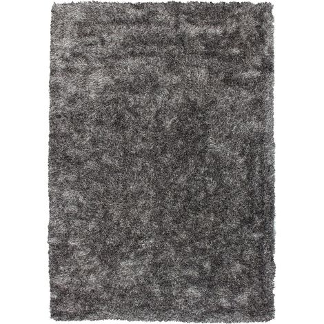 Tappeto Shaggy Diamond a Pelo Lungo Grigio Antracite (1/4)