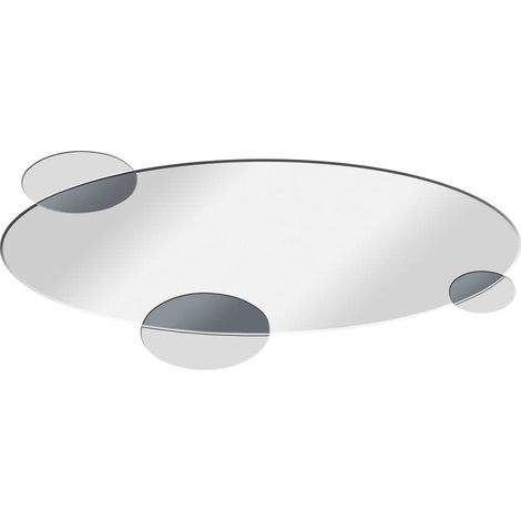 Miroir Mural en Verre Cercles 120 x 2 x 49 cm S3019388
