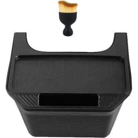 Poubelle en silicone améliorée pour Tesla Model Y – boîte de rangement pour console centrale arrière et siège arrière, accessoire poubelle pour véhicule compatible Tesla Model Y 2020–2025 (1/5)