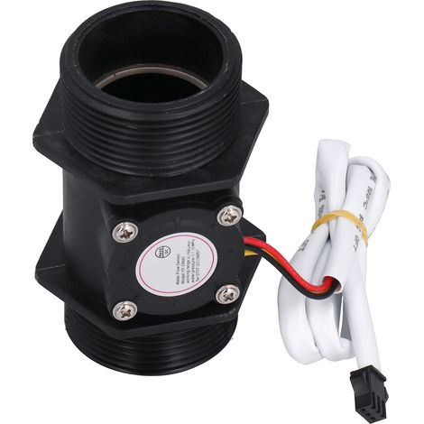 Débitmètre à turbine pour piscine avec capteur de débit d'eau YF-DN40 de 47 mm, alimentation CC 3,5-24 V. (1/5)