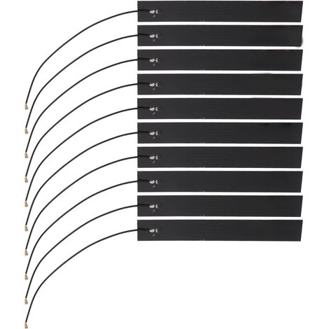 10 Stück Antennen, stabile Übertragung, große Reichweite, IPEX-Schnittstelle, hohe Oxidationsbeständigkeit, interne Antenne (1/5)
