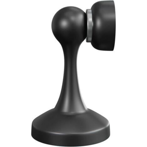 Amig - Magnetic Door Stop, Floor or Wall Mount, Powerful Magnet, Easy Installation, Screws Included, Stainless Steel, Ø55 x 85 mm