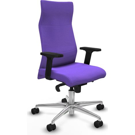Albacete dirección sincro bali lila brazos 2D base aluminio ruedas 65 nailon