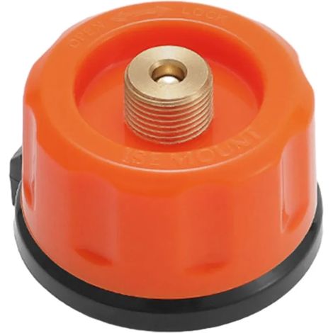 Adaptateur pour réchaud à gaz portable en alliage d'aluminium, adaptateur léger pour réservoir de gaz, tête de conversion compacte pour réchauds de camping et de pique-nique portables. (1/5)