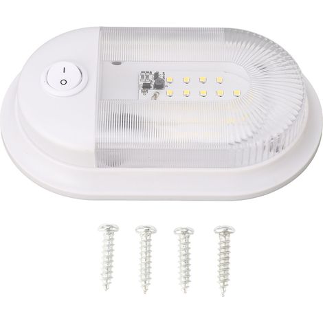 Plafonnier LED 720LM simple RV avec interrupteur pour remorque camping-car 10 à 24 V 4000-4500 K