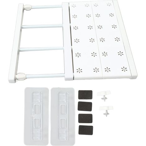 Étagères à tension réglables, gain de place, extensibles, pour placard, étagères de rangement pour chaussures, longueur 30-40 cm / 11,8-15,7 pouces (1/5)