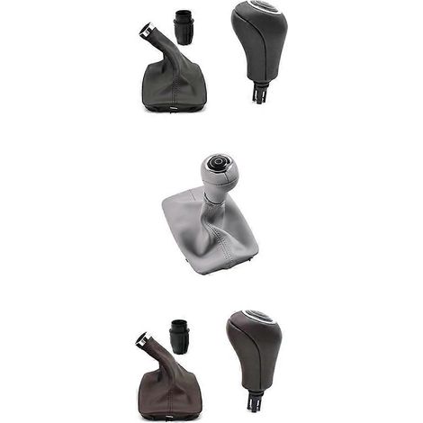 Pommeau de levier de vitesses avec soufflet A2042672310 pour Mercedes-Benz Classe C/E GLK C180 E200 GLK300 W204 W212 W207 Noir (1/5)