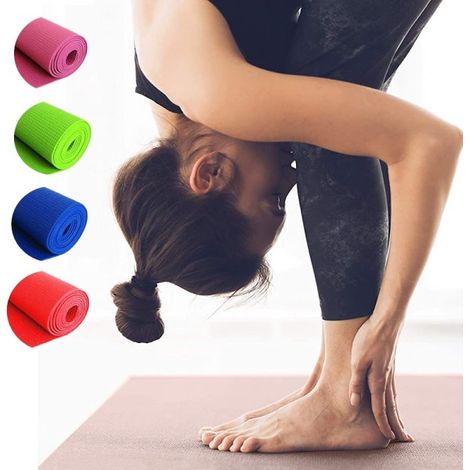 TRADE SHOP - Tappetino Yoga In Pvc 61x173x0.8 Cm Tappeto Aerobica Fitness Pilates Palestra - (1/5)