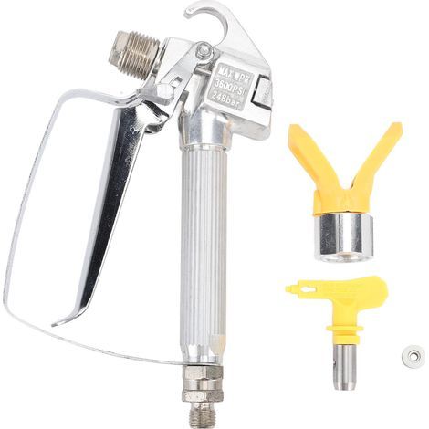 Pistolet à Pulvérisateur de Peinture, Pistolet à Pulvérisateur Haute Pression Pistolet à Pulvérisateur Portable pour Pulvériser Peinture Mastic Latex (1/5)
