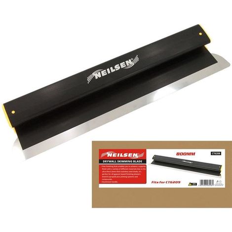Neilsen Drywall Skimming Smoothing Blade Putty Knife Finishing Tool 800mm