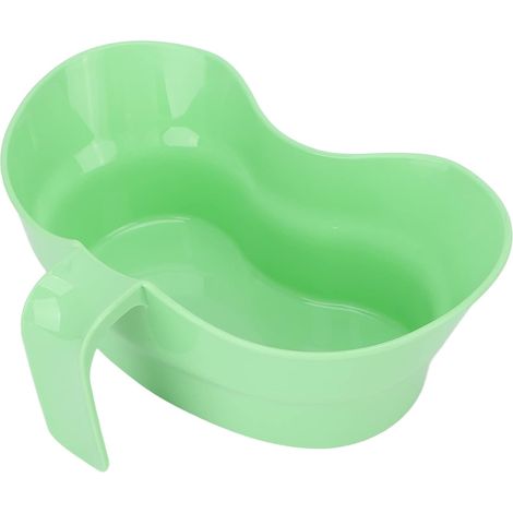 Bol à vomi en plastique/plateau en forme de rein avec poignée, bassine pour bain de bouche et brosse à dents pour personnes âgées, gobelet à vomi pour personnes âgées alitées. (1/4)
