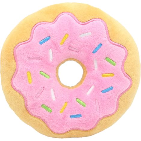 3 peluches en forme de donut, jouets à l'herbe à chat, coussins interactifs pour chatons, cadeaux pour chats (1/5)