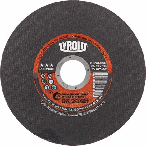 Disco de corte Longlife para acero 115x1,6 A46S TYROLIT 34332755
