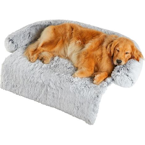 Hundebett Großes Hunde 105x95x15cm Abnehmbar Rutschfest Plüsch Sofa