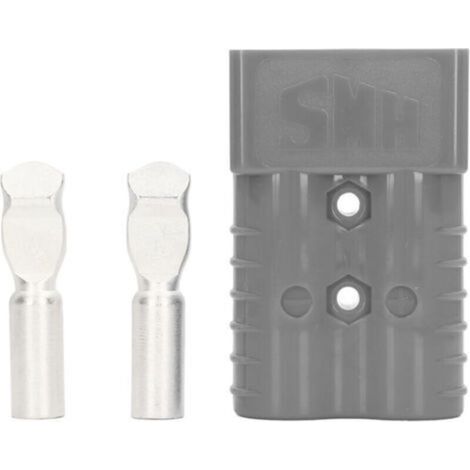 Connecteur batterie rapide 350 A / 600 V – Prise modulaire haute puissance avec déconnexion instantanée – Couleur gris – Conforme aux normes CE pour applications industrielles et énergétiques