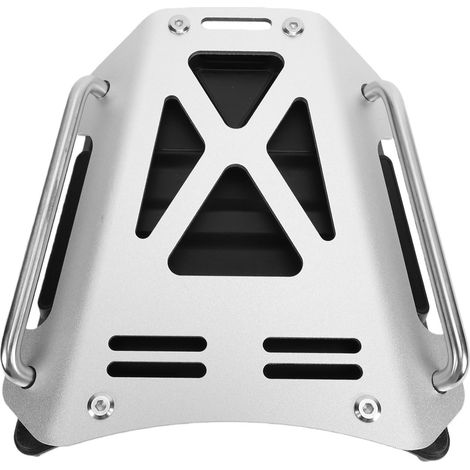 Porte-bagages arrière moto remplacement pour Scrambler 400X 2024+, étagère transport fret, argent (1/5)