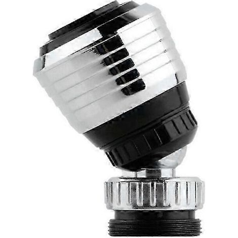 Set mit 2 Küchenarmatur-Luftsprudlern, 360° schwenkbarer Armaturkopf, wassersparend, kompatibel mit Armaturen, Durchflussbegrenzer, Küchenarmatur-Adapter (1/5)