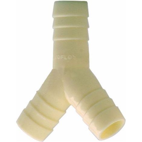 Siroflex Raccordo Tubo Scarico 3 Vie 18-20 mm ABS Bianco Opaco per Lavatrice