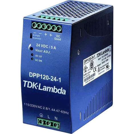Alimentation rail DIN TDK-Lambda DPP120-48-1 55 V/DC 2.5 A 120 W 1 x S99841 (1/2)