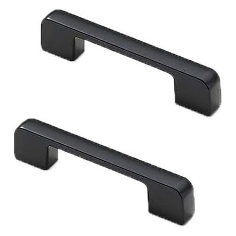 Maniglia per mobili a forma di T in lega di zinco, maniglia per anta di mobile da cucina, maniglia per mobili cromata lucida, maniglia per porta, maniglia per cassettiera, foro centrale da 96 mm (5 pe (1/5)